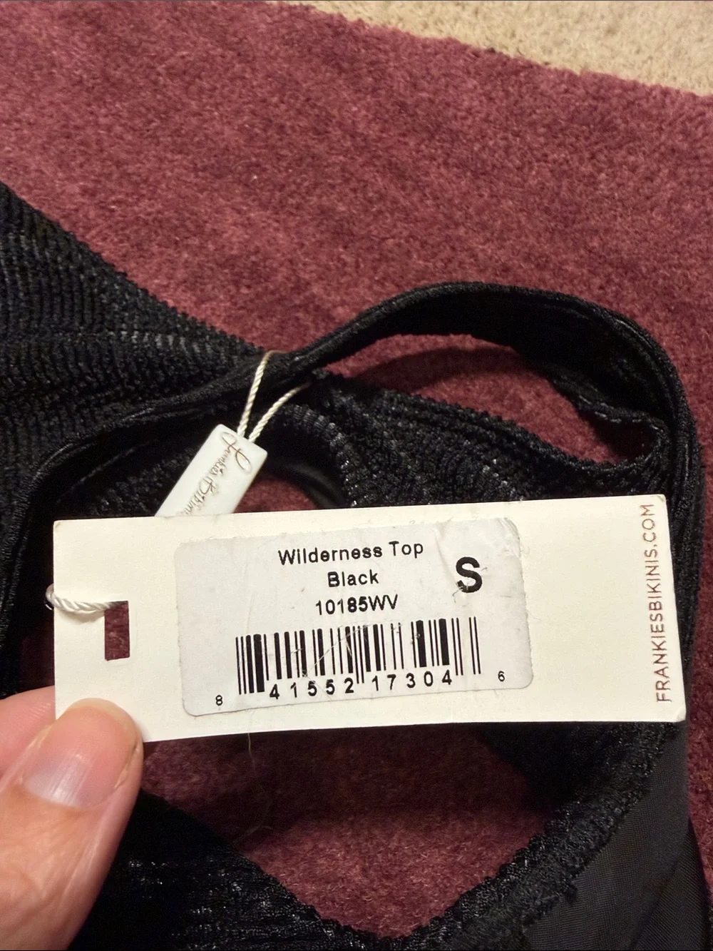 NWT Frankies Bikinis Wilderness Top Size S
